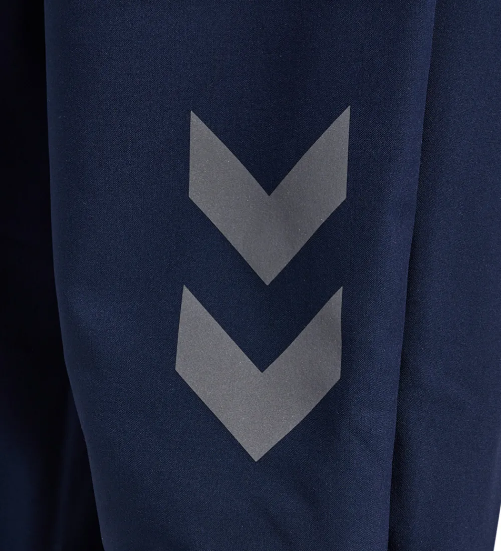 Børn Hummel Softshell>Softshellbukser m. Fleece - hmlJupitor - Black Iris