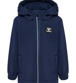 Børn Hummel Softshell|Softshelljakke m. Fleece - hmlMars - Black Iris