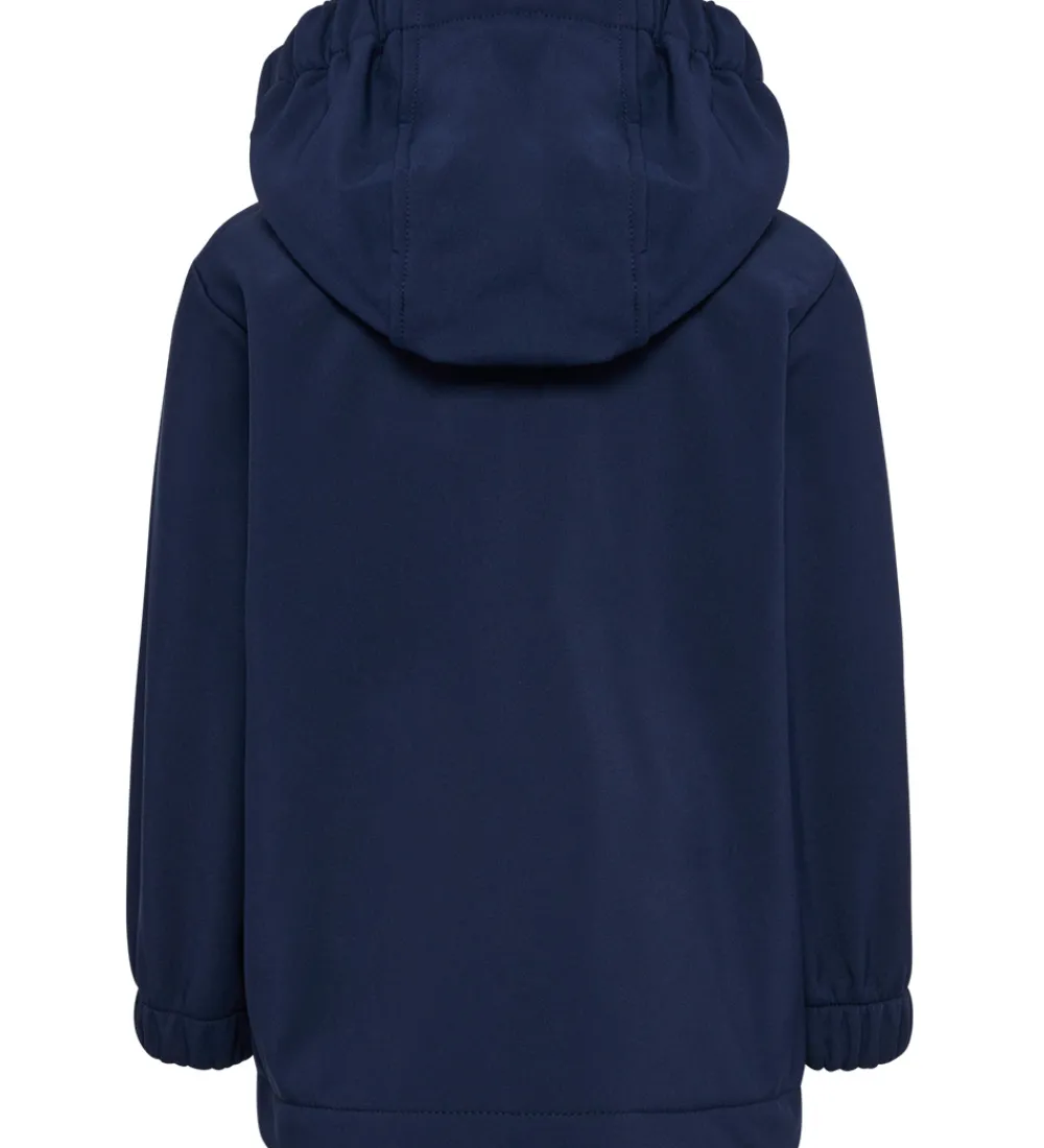 Børn Hummel Softshell|Softshelljakke m. Fleece - hmlMars - Black Iris