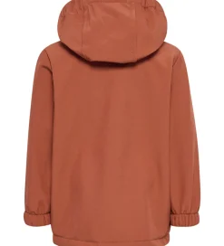 Børn Hummel Softshell|Softshelljakke m. Fleece - hmlMars - Copper Brown