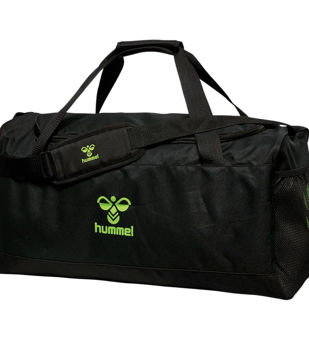 Hummel Træning Og Gymnastik|Sportstasker>Sportstaske - hmlCore - Black/Green Gecko