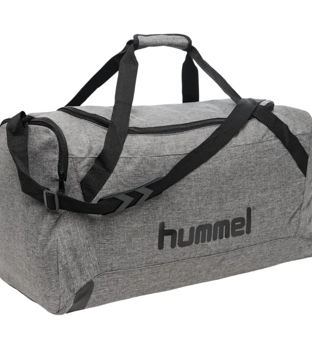 Hummel Sportstasker|Sportstaske - Large - Core - Gråmeleret