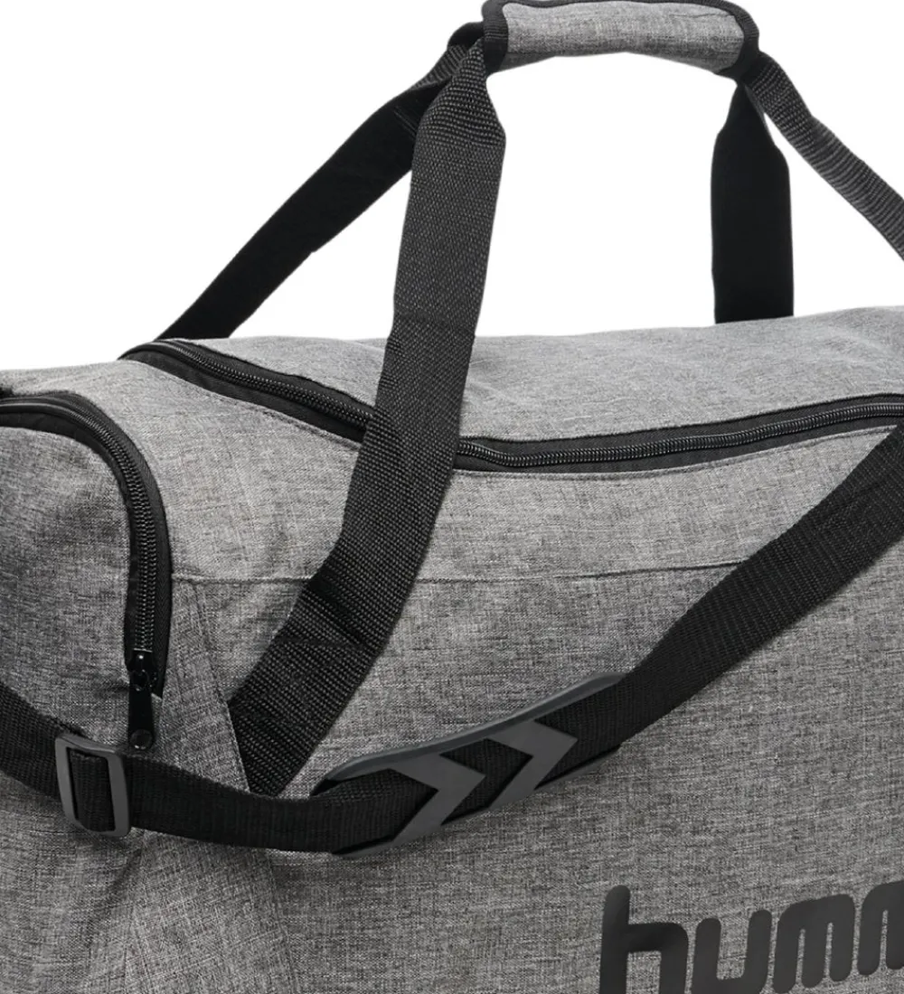 Hummel Sportstasker|Sportstaske - Large - Core - Gråmeleret
