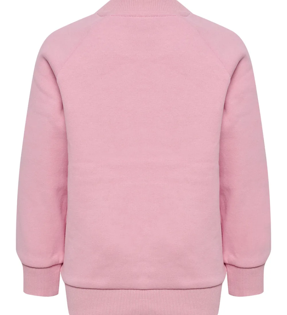 Børn Hummel Træningssæt|Træning Og Gymnastik>Sweatsæt - hmlMini - Pink Nectar