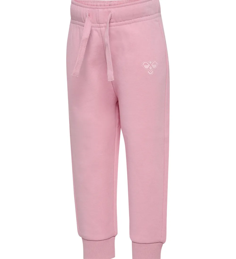 Børn Hummel Træningssæt|Træning Og Gymnastik>Sweatsæt - hmlMini - Pink Nectar