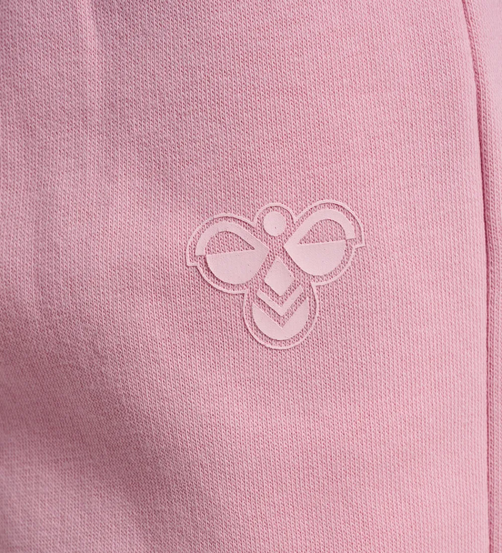 Børn Hummel Træningssæt|Træning Og Gymnastik>Sweatsæt - hmlMini - Pink Nectar