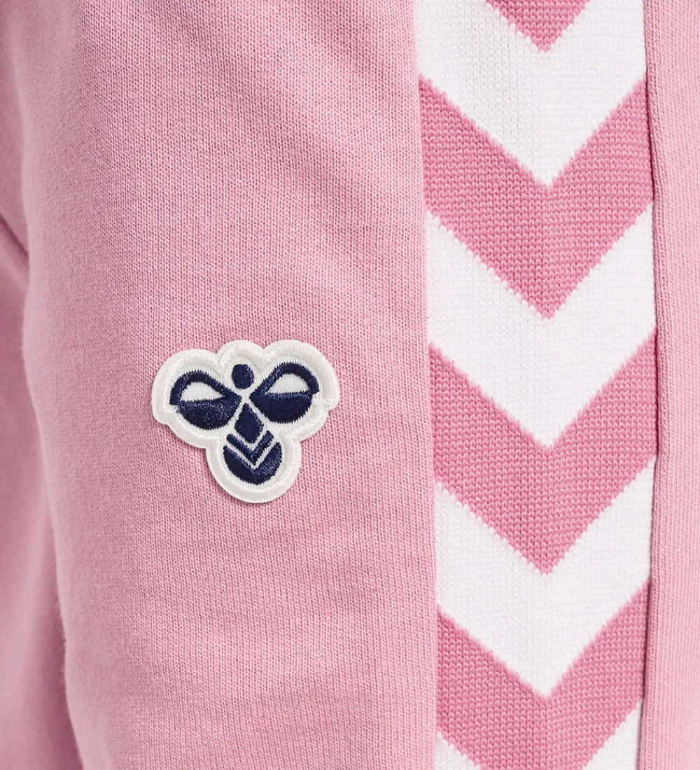Børn Hummel Træningssæt|Træning Og Gymnastik>Sweatsæt - hmlMini - Pink Nectar