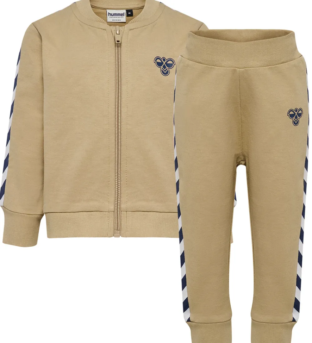 Børn Hummel Træningssæt|Træning Og Gymnastik|Sweatsæt - hmlMini - Cornstalk