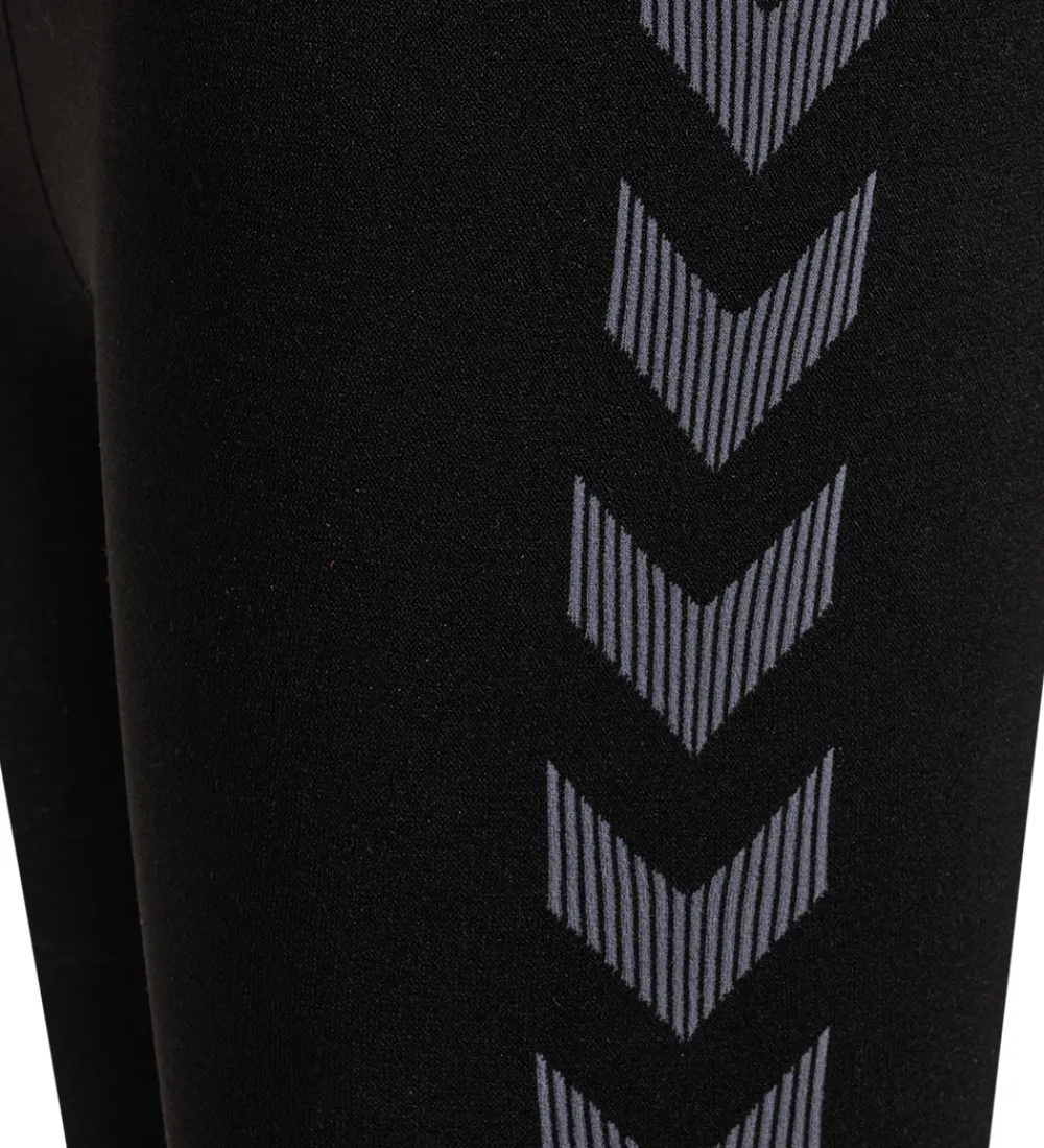 Hummel Teamsport Træningsbukser|Gymnastiktøj>Hummel Træningsbukser - First Seamless Thights - Sort