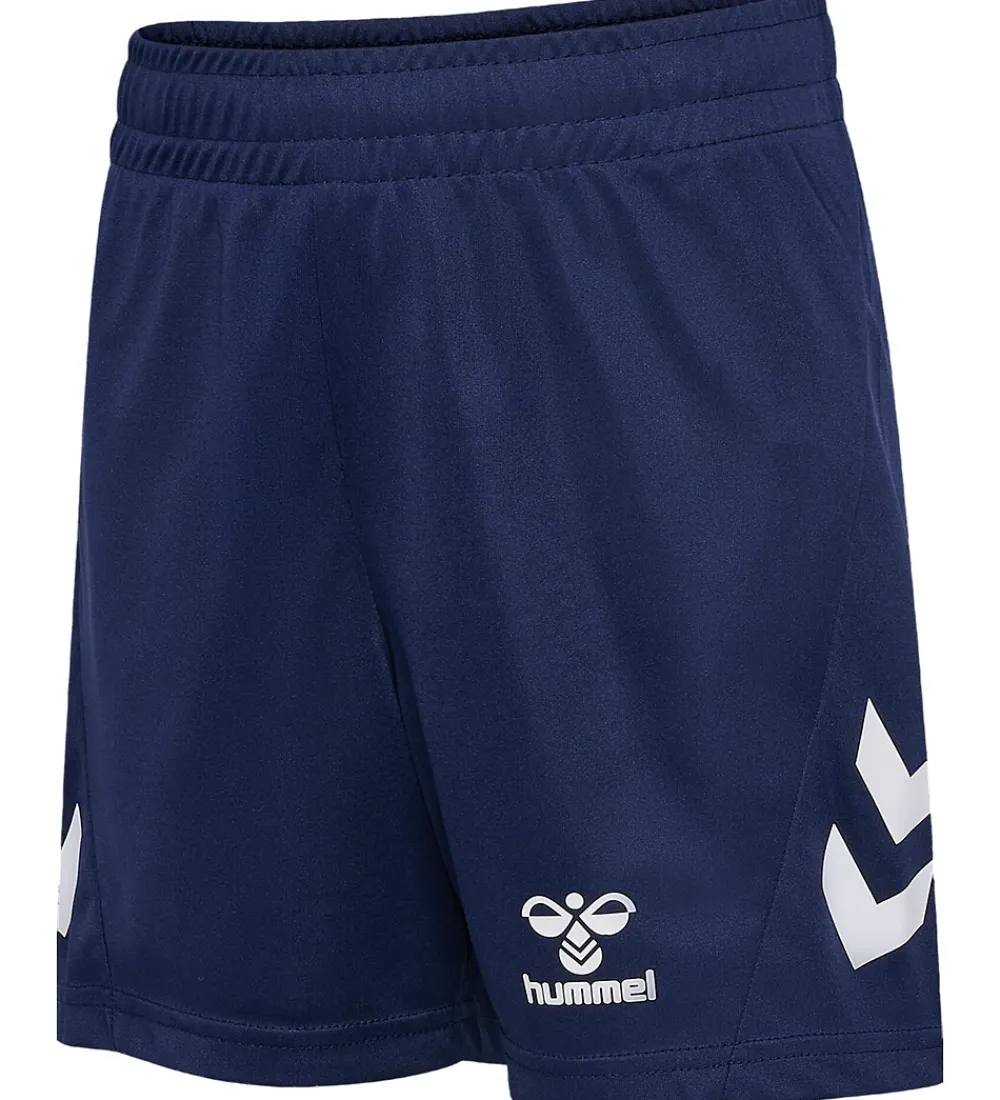 Børn Hummel Træningssæt|Træning Og Gymnastik|Træningssæt - HmlLogo - Lime Punch/Marine