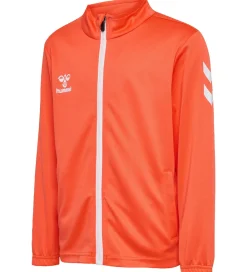 Børn Hummel Træningssæt|Træningsbukser>Træningssæt - HmlLogo - Nasturtium/Dark Denim