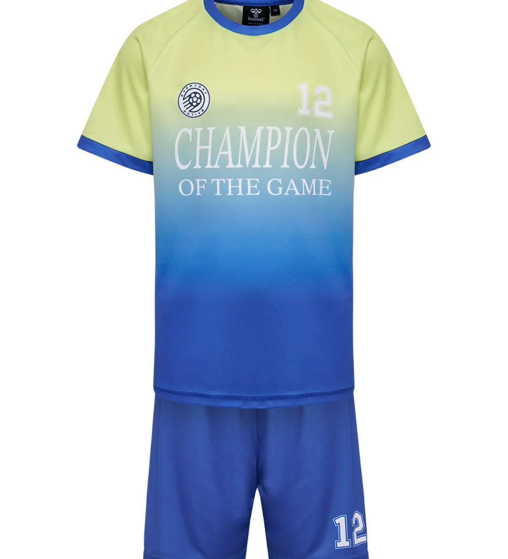 Børn Hummel Træningssæt|Træning Og Gymnastik|Træningssæt - hmlShimmer - Shadow Lime