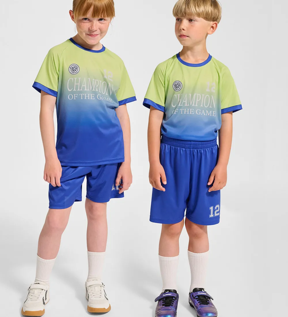 Børn Hummel Træningssæt|Træning Og Gymnastik|Træningssæt - hmlShimmer - Shadow Lime