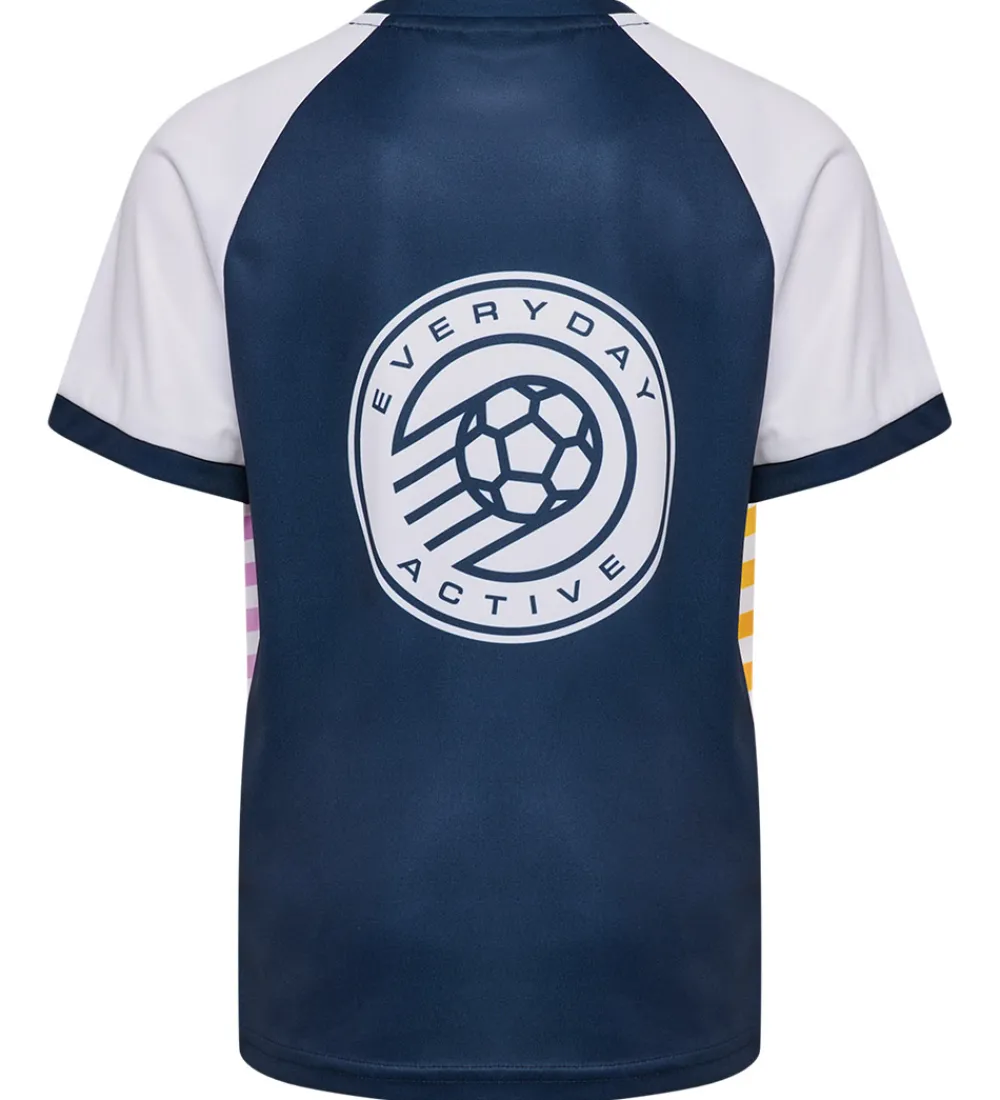 Børn Hummel Træningssæt|Træning Og Gymnastik>Træningssæt - hmlShimmer - Dress Blues/White