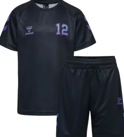 Børn Hummel Træningssæt|Shorts Og Knickers|Træningssæt - HmlShimmer - Black/Cayenne