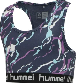 Hummel Gymnastiktøj>Træningstop - hmlMimmi - Mørkegrå m. mønster