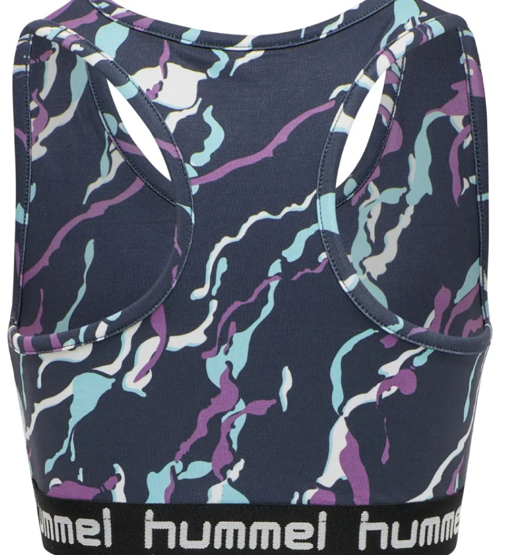 Hummel Gymnastiktøj>Træningstop - hmlMimmi - Mørkegrå m. mønster