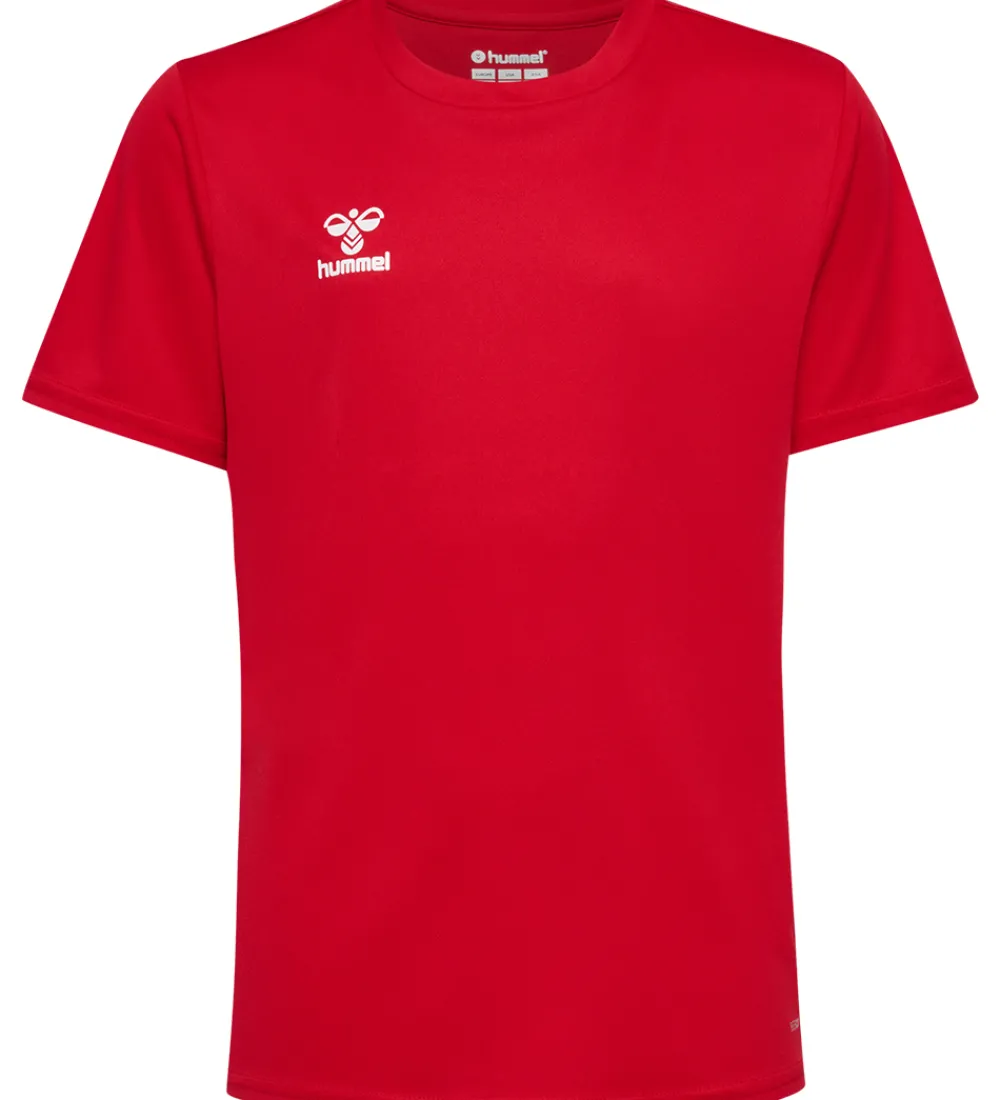 Hummel Teamsport T-Shirts Og Toppe|Hummel T-shirt - HmlEssential Jersey - True Red