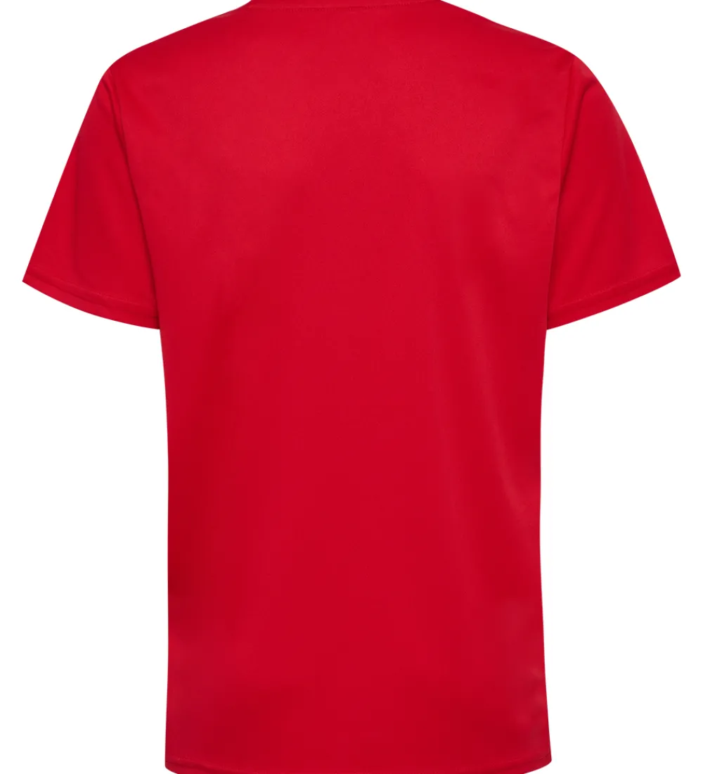 Hummel Teamsport T-Shirts Og Toppe|Hummel T-shirt - HmlEssential Jersey - True Red
