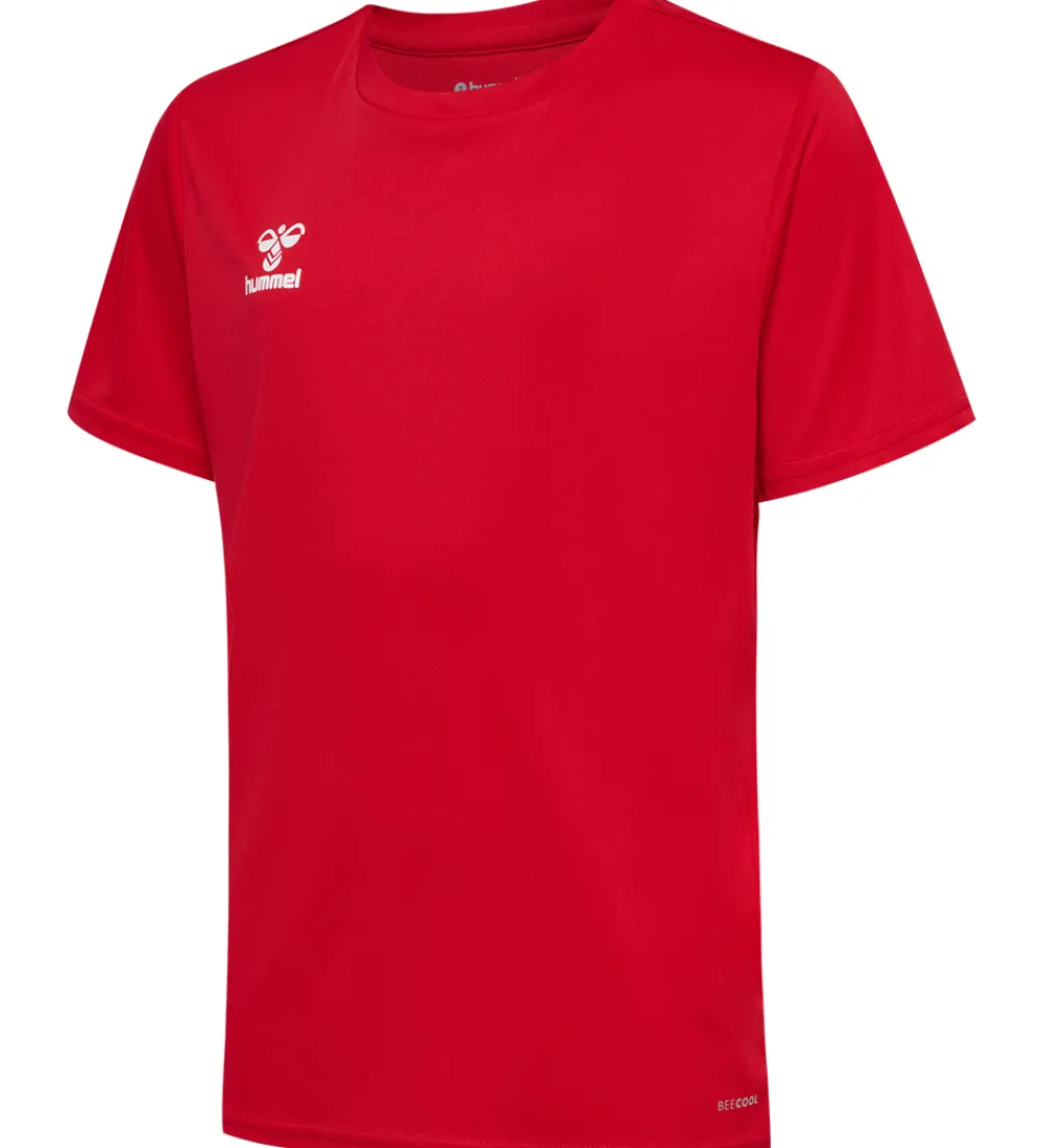 Hummel Teamsport T-Shirts Og Toppe|Hummel T-shirt - HmlEssential Jersey - True Red