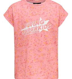 Hummel Gymnastiktøj|T-Shirt - HmlFlying Diez - Rosa/Hvid