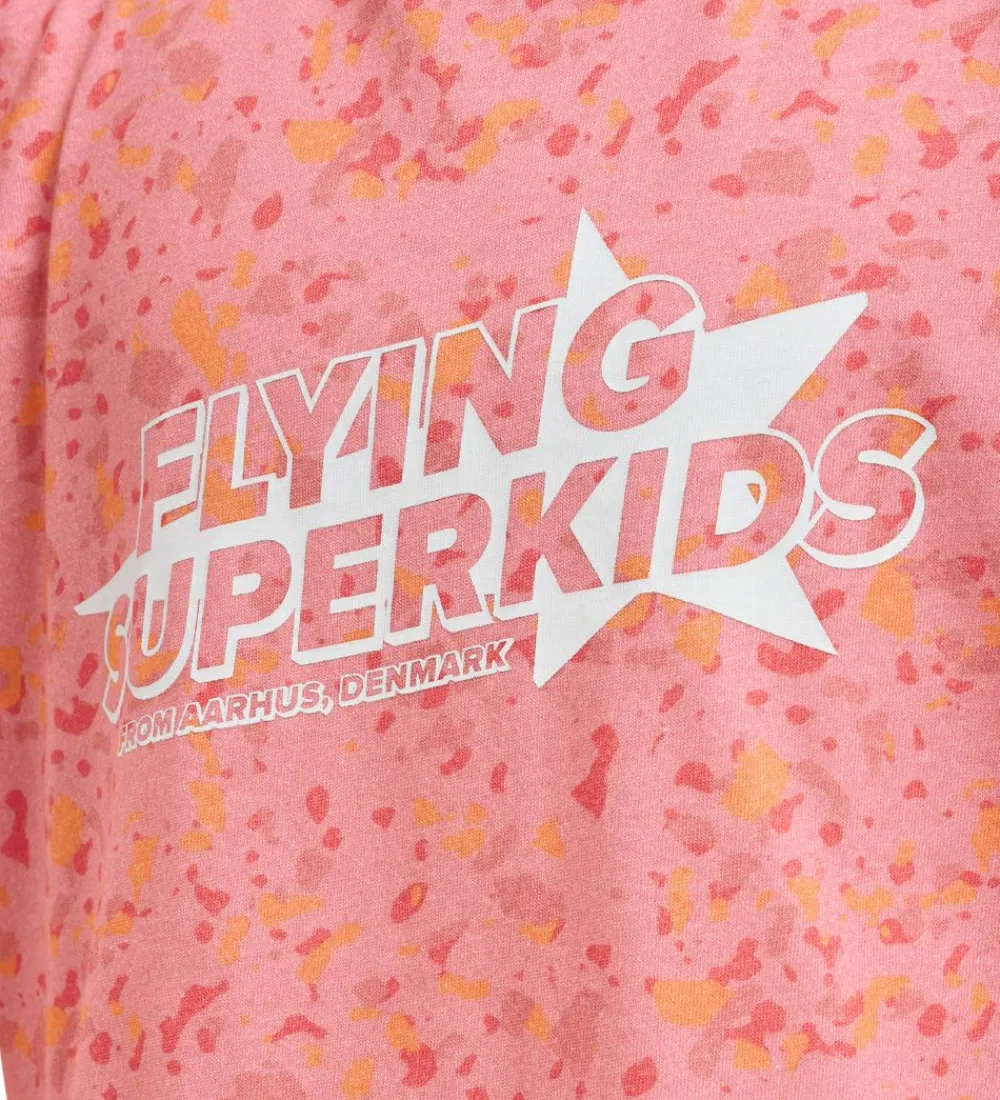 Hummel Gymnastiktøj|T-Shirt - HmlFlying Diez - Rosa/Hvid