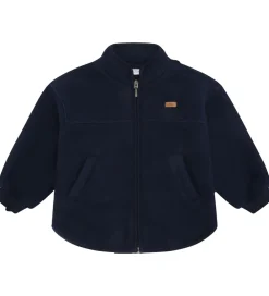 Børn Hust and Claire Fleece|Fleecejakke - Emi - Uld - More Navy