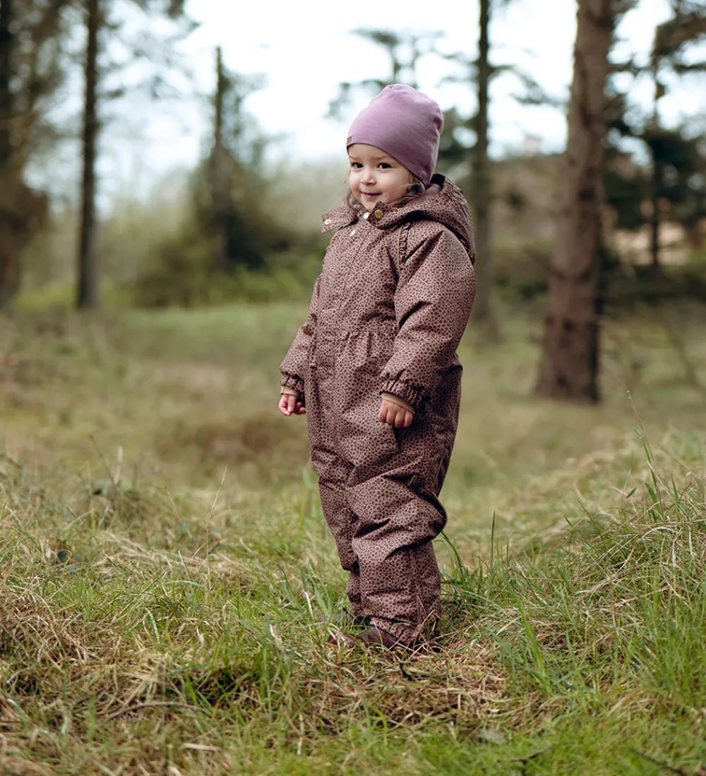 Børn Hust and Claire Flyverdragter>Flyverdragt - HCOtine - Pale Mauve m. Hjerter/Ba