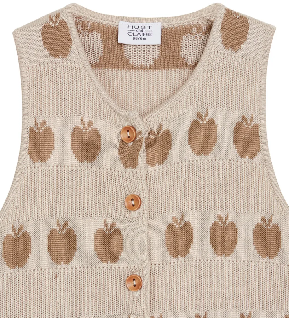 Børn Hust and Claire Heldragter|Heldragt - Strik - Bambus - HCMonly - Warm Sand