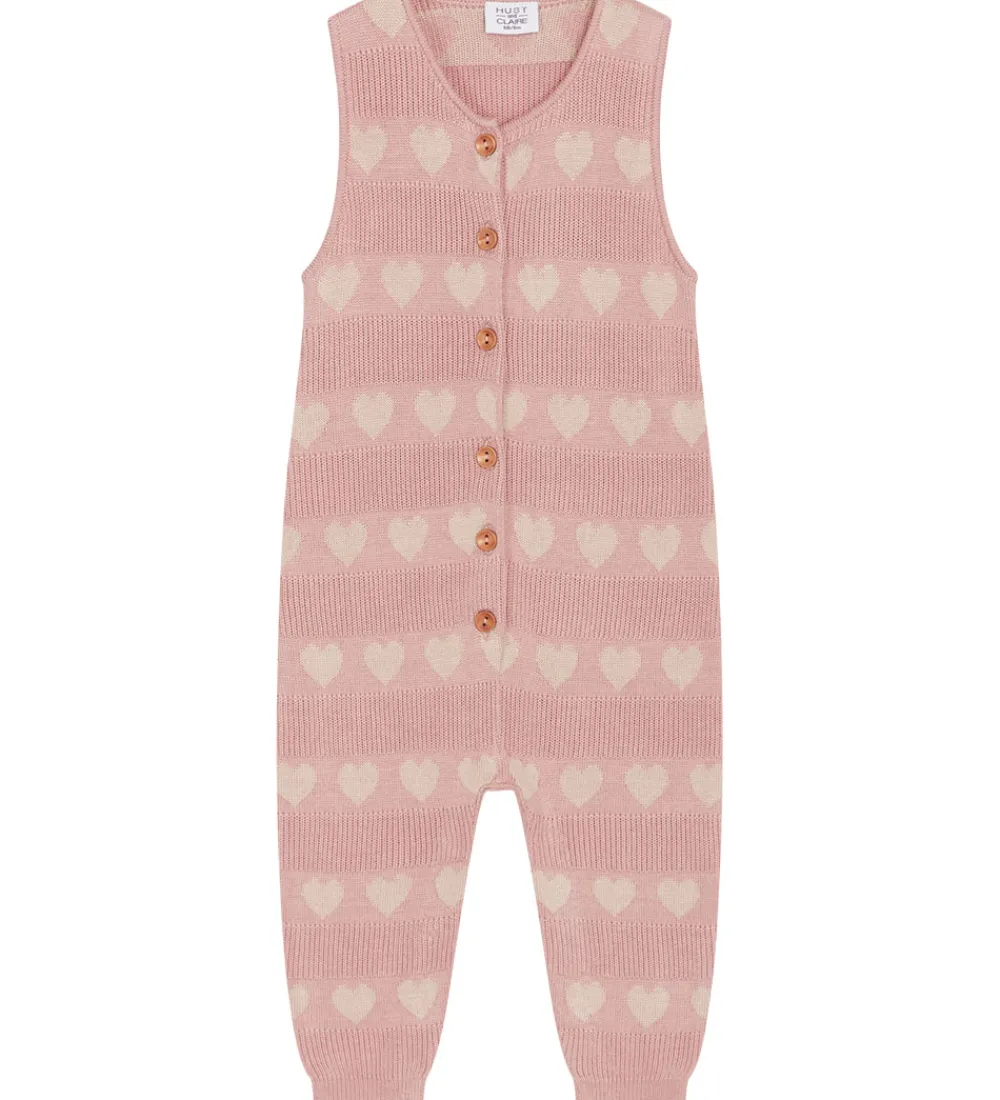 Børn Hust and Claire Heldragter|Heldragt - Strik - Bambus - HCMonly - Dusty Rose