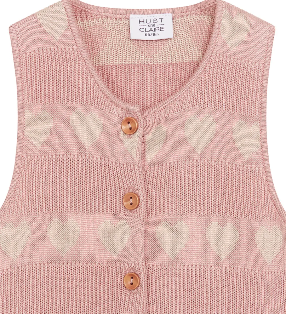 Børn Hust and Claire Heldragter|Heldragt - Strik - Bambus - HCMonly - Dusty Rose