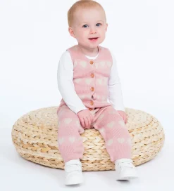 Børn Hust and Claire Heldragter|Heldragt - Strik - Bambus - HCMonly - Dusty Rose