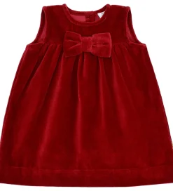 Børn Hust and Claire Kjoler>Kjole - Velour - HCKatinka - Molskin - Teaberry