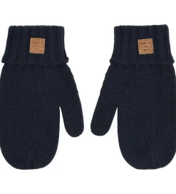 Børn Hust and Claire Handsker Og Luffer|Luffer - Uld - Strik - HCFlorine - More Navy