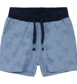Børn Hust and Claire Shorts Og Knickers>Shorts - HCHarald - Blue Fog Melange