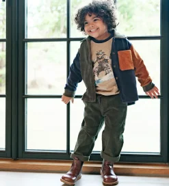 Børn Hust and Claire Skjorter|Skjorte - HCRavn - Fløjl - Deep Ivy