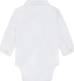 Børn Hust and Claire Bodyer>Skjortebody l/æ - HCBasil - Hvid