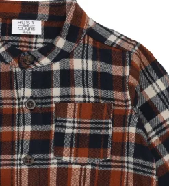 Børn Hust and Claire Skjorter>Skjortebody - HCBertil - More Navy m. Tern