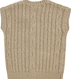 Børn Hust and Claire Veste>Vest - HCPrinco - Strik - Biscuit