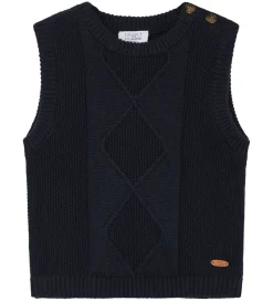 Børn Hust and Claire Veste>Vest - Strik - Perrie - Navy