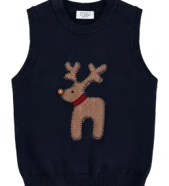 Børn Hust and Claire Veste|Vest - Strik - HCPerry Deer - More Navy