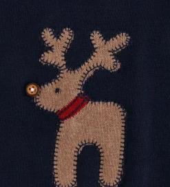 Børn Hust and Claire Veste|Vest - Strik - HCPerry Deer - More Navy