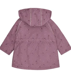 Børn Hust and Claire Vinterjakker|Vinterjakke - HCObia - Pale Mauve m. Hjerter/Bal