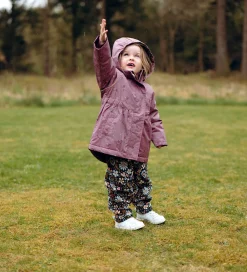 Børn Hust and Claire Vinterjakker|Vinterjakke - HCObia - Pale Mauve m. Hjerter/Bal