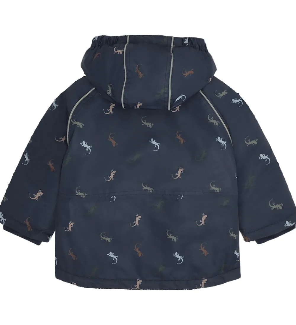 Børn Hust and Claire Vinterjakker|Vinterjakke - HCObi - More Navy m. Firben