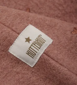 Børn Huttelihut Elefanthuer></noscript>Elefanthue - Uld - 2-lags - Burlwood m. Hjerter