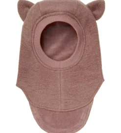 Børn Huttelihut Elefanthuer|Elefanthue - Uld - 2-lags - Burlwood m. Ører