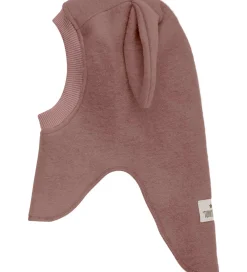 Børn Huttelihut Elefanthuer>Elefanthue - Uld - 2-lags - Burlwood m. Ører