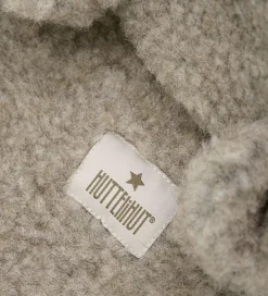 Børn Huttelihut Elefanthuer|Elefanthue - Uld - Teddy - 2-lags - Camel Melange