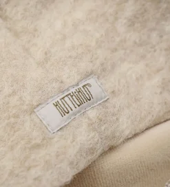 Børn Huttelihut Huer Og Hatte|Babyhjelme|Hue - Uld - Sand Melange m. Kvast